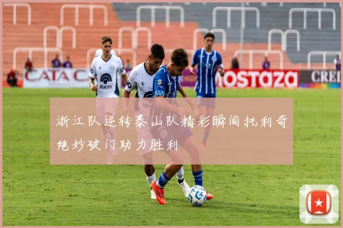 浙江队逆转泰山队精彩瞬间托利奇绝妙破门助力胜利
